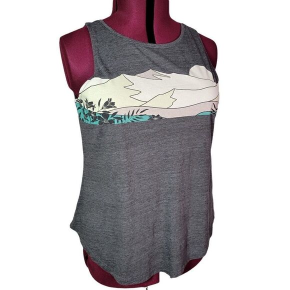 Torrid Charcoal Mountain Triblend Jersey Tank (Size 00) - Picture 7 of 7
